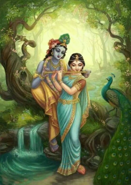 Beautiful Krishna Photos with Radha Rani