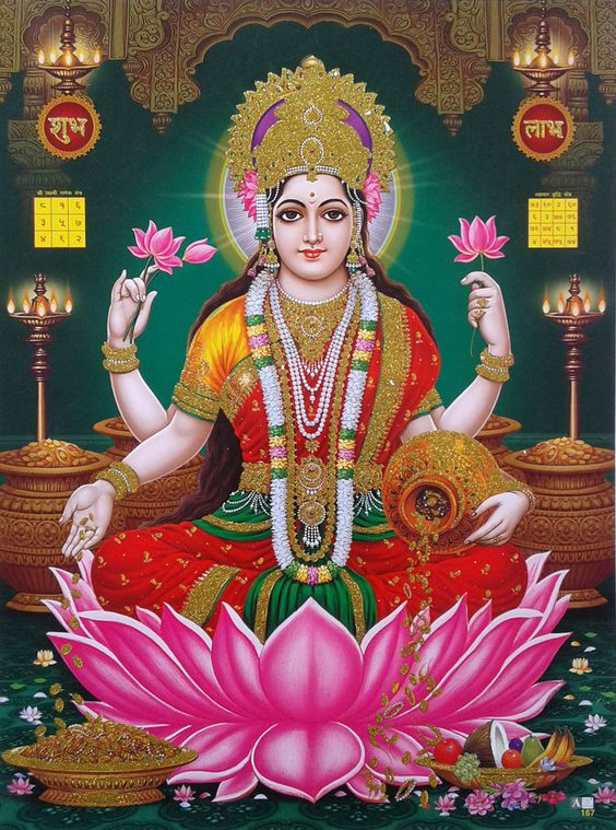 Devi Goddess Lakshmi Shubh Labh