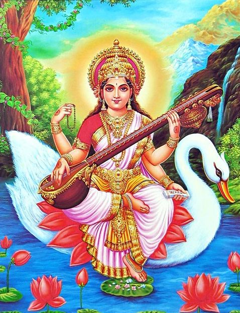 Goddess Saraswati Wallpapers