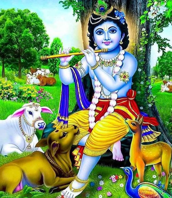 Hindu God Krishna Wallpaper for Mobile