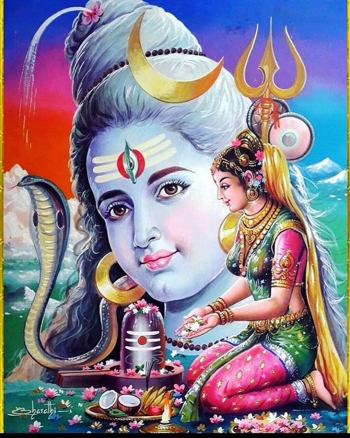 Hindu Shankar God Puja Picture Download
