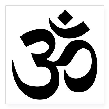 OM Sticker Symbol Hindu Holy Symbol