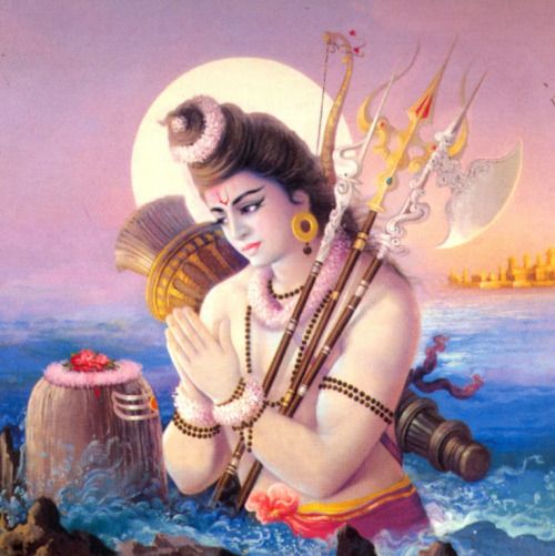 Lord Rama worshiv Shivling