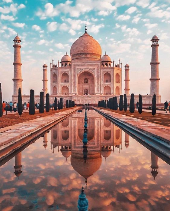 Famous Taj Mahal Camera Filter Photograph Image Picture