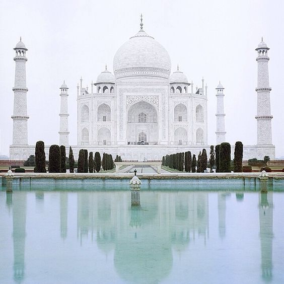 Image of Taj Mahal Beautiful Place of India
