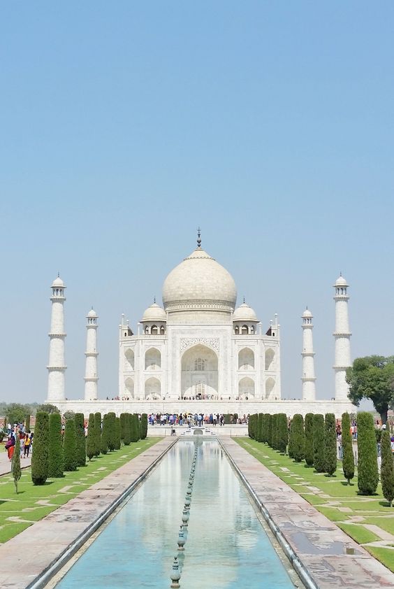 Taj Mahal Beautiful White Image Wallpaper