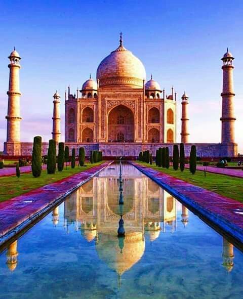 Taj Mahal Color Effect Photo Image Pic