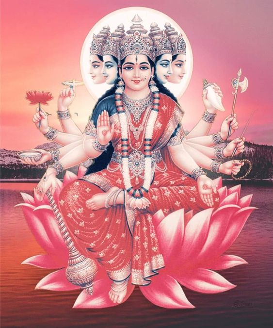 Free download Goddess Gayatri Mata Wallpapers for desktop