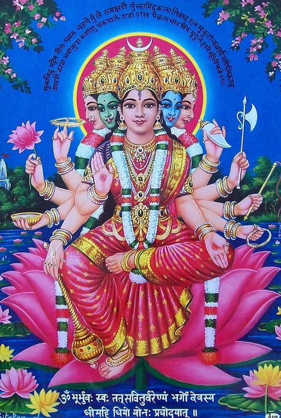 Mata Gayatri Ji pictures hd god pic