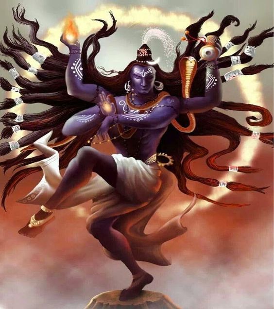 Shiva tandav lord shiva painting hd