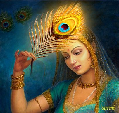 Srimati Radharani Gopi Wallpaper