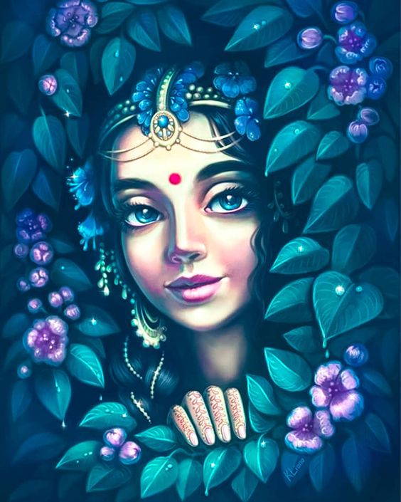 radha rani beautiful wallpaper