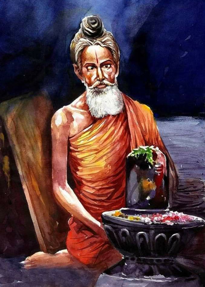 Baba Loknath Painting Image