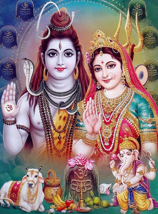 Lord shiva and parvathi
