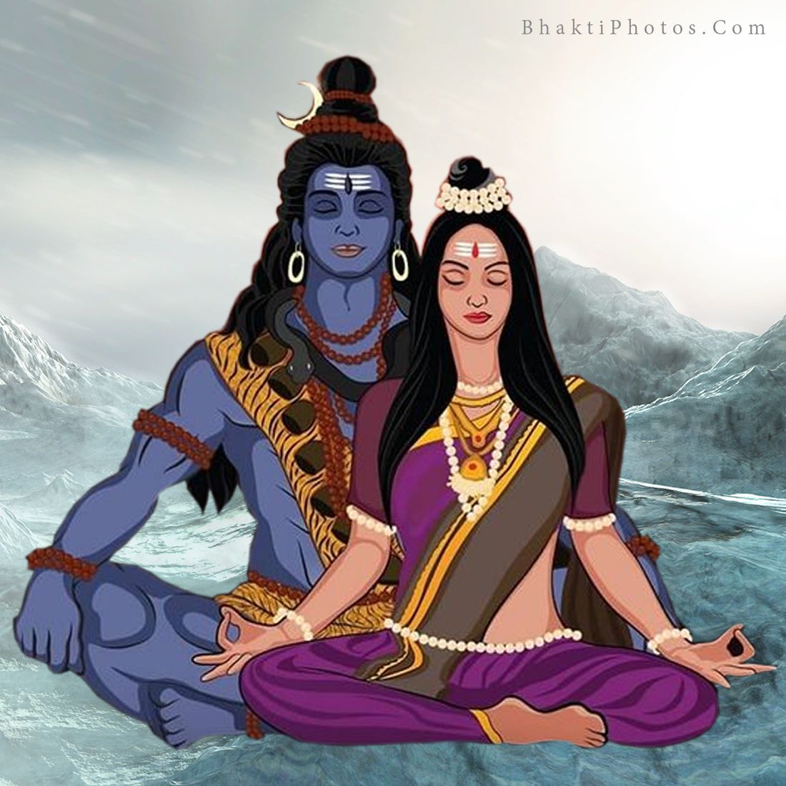 824+ Best Shiv Parvati Images | God Shiva Parvati Images - Bhakti Photos