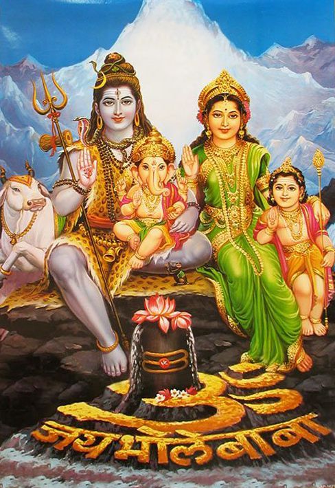 Jai Bholebaba with Parvati Mata hd Image