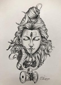 180+ Best Mahakal Sketch Images | Mahakal Pencil Sketch Images - Bhakti