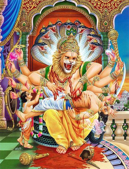 God Narsingh Bhagwan Picture HD