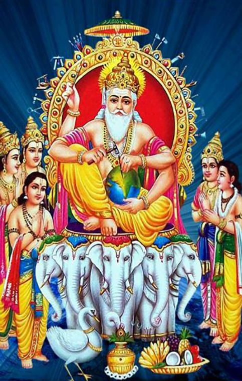 God Vishwakarma Puja Good Morning Image