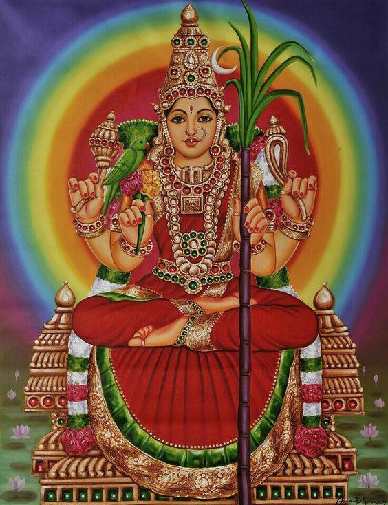 Lalitha Devi Abhishekam Goddess Photo HD