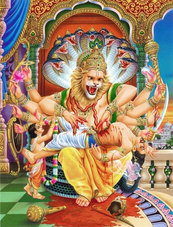 Narsingh bhagwan, Hindu god, vishnu roop, Avatar vishnu, narsingh Lord Vishnu HD phone wallpaper
