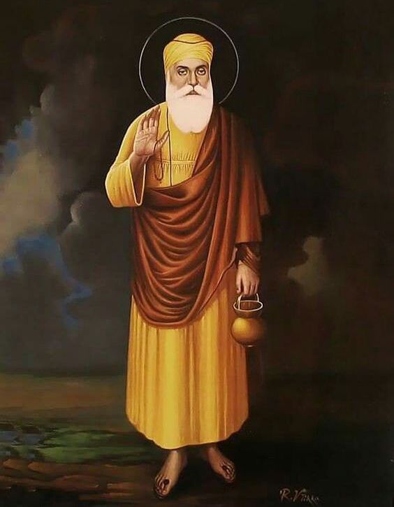 Satguru Guru Nanak Dev Ji Painting HD Photo