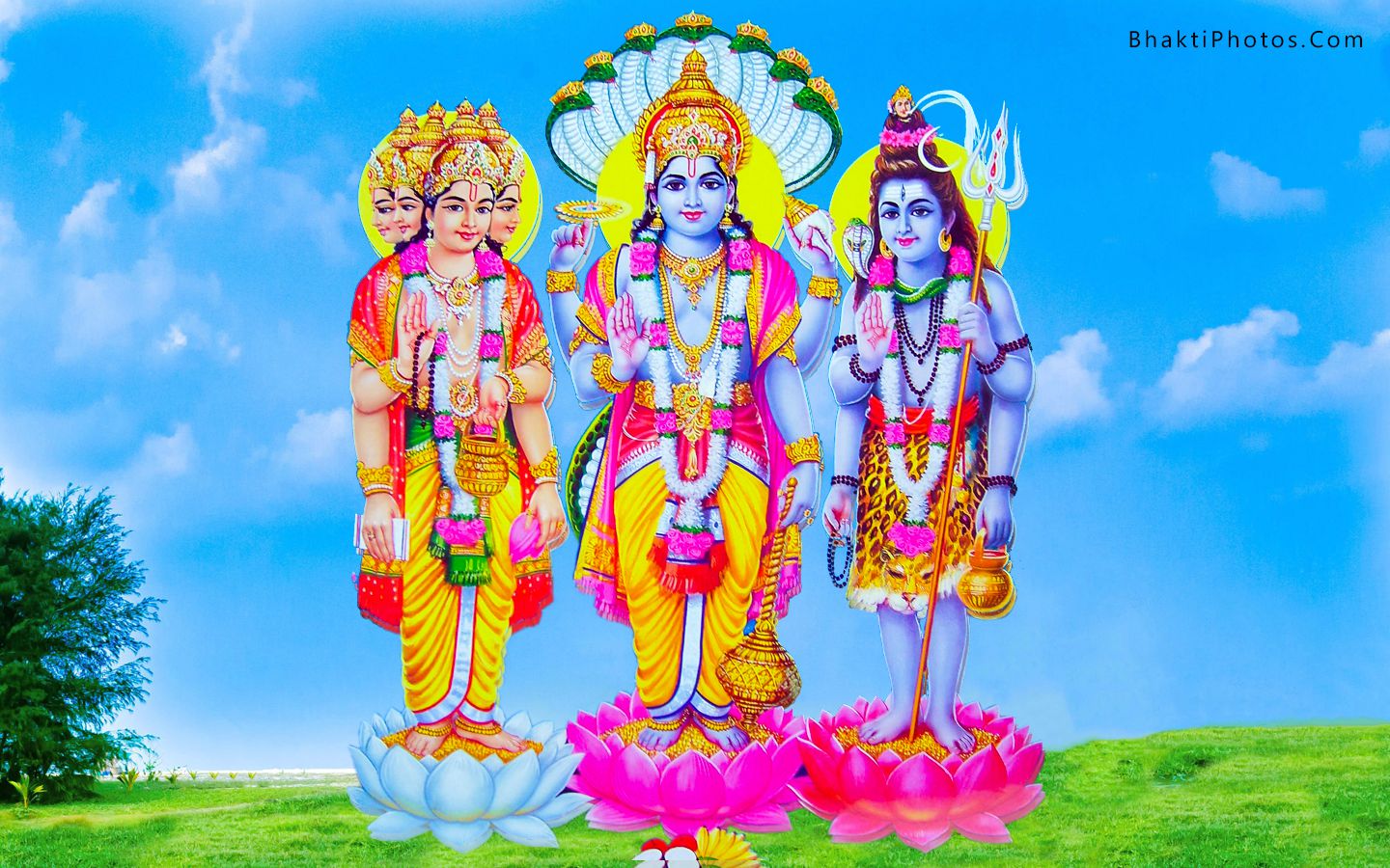 210+ Hindu Tridev God Brahma Vishnu Mahesh Images HD Wallpaper Download -  Bhakti Photos