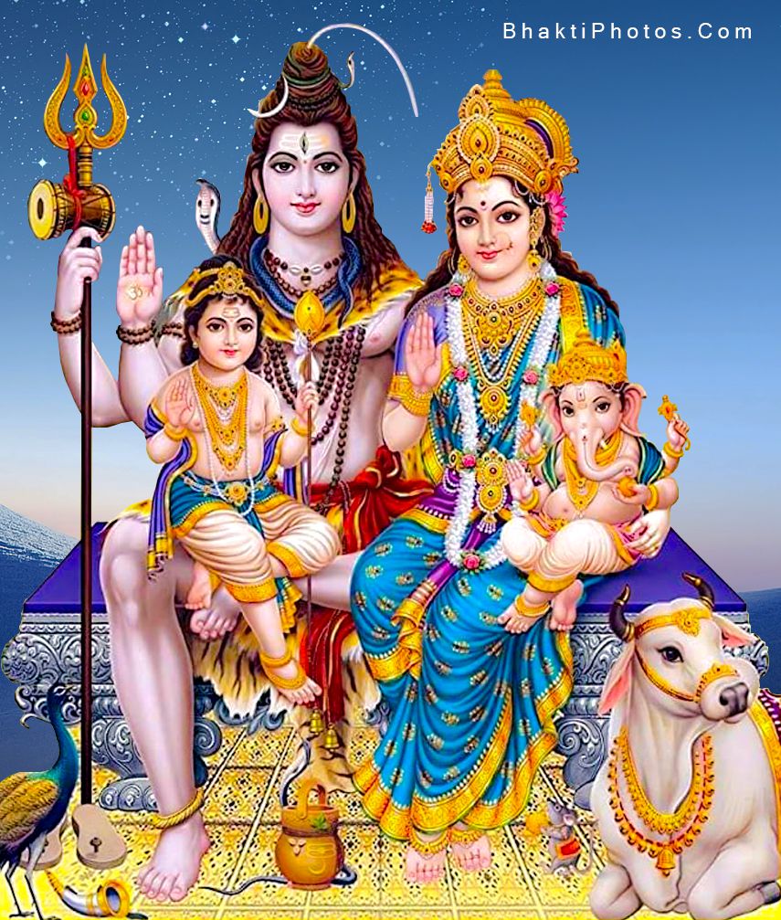 148+ God Shiv Parivar Images | Shiv Parvati Family Wallpapers Download -  Artintel