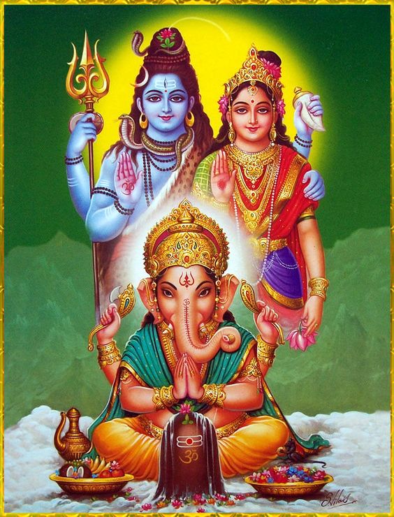 Shiv Pariwar 3d Family God Image Shiv Pariwar 3d Family God Image
